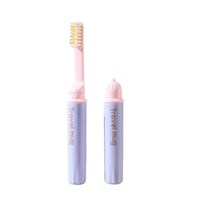 Foldable Soft-Bristle Travel Toothbrush Set for Oral Cleaning