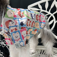 Dog Printed Shirt for Small to Large Breeds - Summer Thin Pet Apparel
