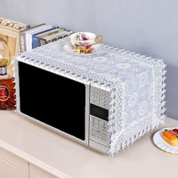 Lace Breathable Microwave Oven Dust Cover for Kitchen Appliances