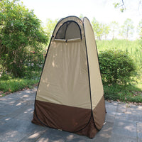 Portable Pop-Up Shower Tent Outdoor Changing Room Privacy Shelter with Mesh Window
