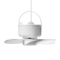 USB Rechargeable Smart Desktop Circulating Fan with Remote Control and Timer