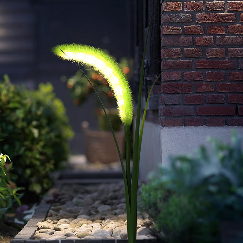 Solar LED Foxtail Reed Landscape Ground Plug Light for Outdoor Garden Decoration