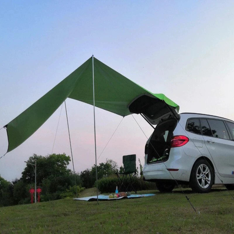 Car Side Awning Tent Portable UV Protection for Outdoor Camping Travel