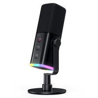 USB Condenser Microphone with RGB Lighting for Gaming, Streaming, and Podcasting