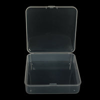 Square Flip-Top Storage Box for Soap Flakes, Wax Pellets, Business Cards, Bank Cards