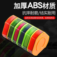 Foldable Silicone Fishing Line Box Multi-functional Tackle Organizer Large Spool Line Set Fishing Line Storage Case Accessories