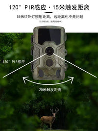Forsafe Outdoor Night Vision Trail Camera with Motion Detection and Wide-Angle Recording