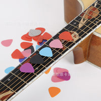 ABS Frosted Guitar Picks - 0.5mm, 0.75mm, 1.0mm Thickness for Acoustic and Electric Guitars