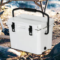 25L Marine Fishing Cooler Box Insulated Ice Chest for Car Travel