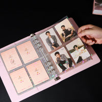 A5 6-Hole Laser Star Album Refill Pages for Kpop Photocards & Postcards