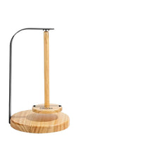 Magnetic Wooden Yarn Holder for Knitting and Crocheting, Rotating Yarn Ball Storage Spool Stand