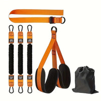 Pull Up Assist Bands Set with Foot Pedal for Resistance Training and Bodyweight Exercise