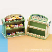 Miniature 1:12 Dollhouse Supermarket Display Rack for Kids' Pretend Play