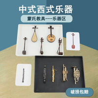 Montessori Musical Instrument Model Set for Early Childhood Language Education