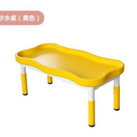 Kids' Plastic Sand and Water Activity Table with Building Block Surface for Kindergarten