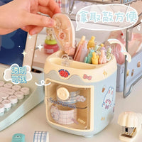 Cute Piggy Pen Holder for Desk Organization, Stationery Storage for Students and Office