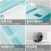 Chahua Transparent Storage Box 86L Large Capacity Home Organizer Durable Extra Large Storage Container