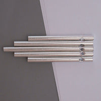 Wind Chime Tubes DIY Craft Kit - 4.3mm Diameter, Assorted Lengths (50-70mm), 5-Piece Set