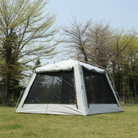 Outdoor Automatic Pop-Up Dome Tent with Sunshade, UV Protection, Rainproof, and Mosquito Net for Camping