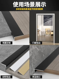 Aluminum Alloy L-Shaped Tile Edge Trim for Floor and Wall Corners
