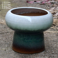 Yixing Zisha Ceramic Succulent Planter Pot for Home Decor and Micro Landscapes