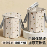 Portable Foldable Foot Spa Bucket with Thermal Insulation for Home and Dorm Use