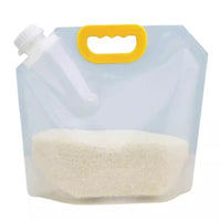 Grain Storage Bags with Moisture-Proof Seal for Rice, Beans, and Dry Goods, Thickened Reusable Food Organizer
