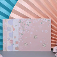 Origami Paper Double-Sided Printed Cartoon Floral Craft Paper for DIY Kindergarten Activities