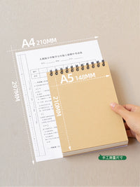 A5 Sketchbook for Kids and Art Students, Portable Mini Sketch Pad with Thick Blank Pages, Hardcover Spiral Bound