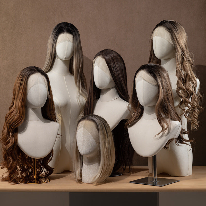 Mannequin Head for Wig, Hat, Scarf, and Jewelry Display