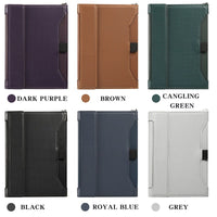 RFID Blocking Travel Passport Holder with AirTag Case, Multi-functional Large Capacity Passport Wallet