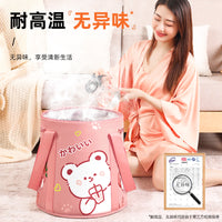 Portable Foldable Foot Spa Bucket for Soaking Feet and Calves, Insulated Deep Basin