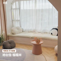 Cloud Bay Window Cushion Sofa Set with Removable Washable Cover, High-Density Foam & Feather Velvet Fill