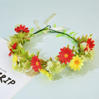 Floral Garland Headband for Brides, Bridesmaids, and Photoshoots