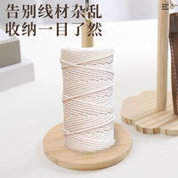 Wooden Yarn Holder Wrist Yarn Spool Stand for Knitting Crocheting