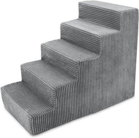Pet Dog Stairs Ramp for Beds, Sofas, and Cars - Sponge Right-Angle Dog Steps