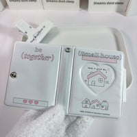 Mini Photo Album for 3-inch Instax Photos, 40-Pocket Double-Sided Hollow Design