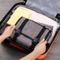 Portable Travel Toiletry Bag with Hook, Foldable Large Capacity Cosmetic Organizer
