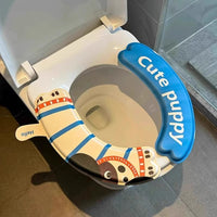 Toilet Seat Cover Sticker, Universal Four Seasons Scented Waterproof Reusable Toilet Seat Cushion, Thickened Adhesive Toilet Ring Pad