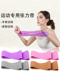Silicone Resistance Bands for Yoga, Fitness, Glute and Shoulder Training, Tear-Resistant & Odorless