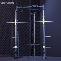 Home Gym Smith Machine with Squat Rack and Weight Bench for Strength Training