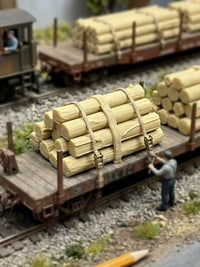 HO Scale 1:87 Miniature Cargo Model Realistic Plastic Train Diorama Accessories Micro Landscape Photography Props