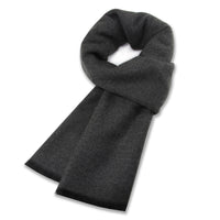 Solid Color Wool Scarf for Men and Women, Warm Winter Shawl