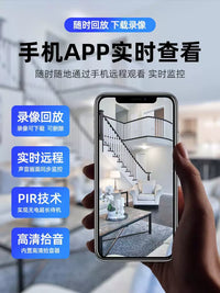 Wireless 3MP 360° Smart Home Security Camera with Night Vision and Remote Access
