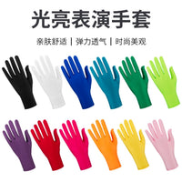 Elastic Spandex Performance Gloves for Etiquette and Events, Multiple Colors