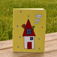 Cute Bear House A5 Hardcover Notebook Lined/Blank Pages for Students DIY Journal Diary