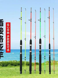 Solid Fiberglass Spinning Fishing Rod for Lure and Boat Fishing