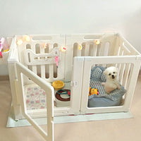 Acrylic Pet Playpen for Small Dogs Indoor Puppy Crate Transparent Dog Fence