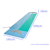Outdoor Kids Inflatable Water Slide Double Lawn Sprinkler Play Mat for Summer Fun