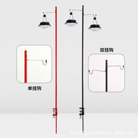 Portable Aluminum Alloy Camping Light Stand for Outdoor Night Fishing & Stall Lighting